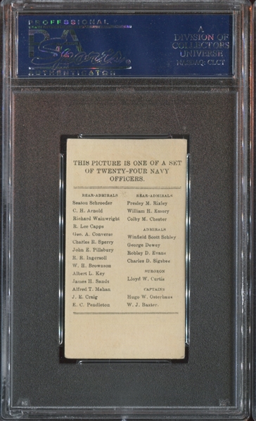 E2 Lauer & Suter Navy Candy - Rear-Admiral Presley M Rixley PSA5 EX (POP1, none higher)