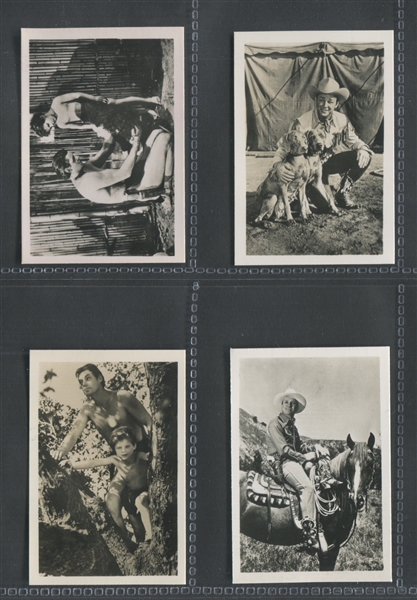 1950s Dutch Photo Cards Roy Rogers, Gene Autry, and Tarzan/Johnny Weissmuller (2)