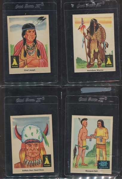 1959 Fleer Indians Complete Set of (80) Cards with Variations