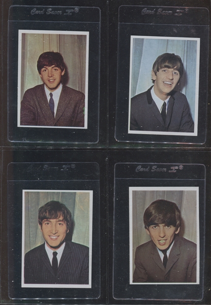 1964 Topps Beatles Color Cards Complete Set of (64) NM Cards