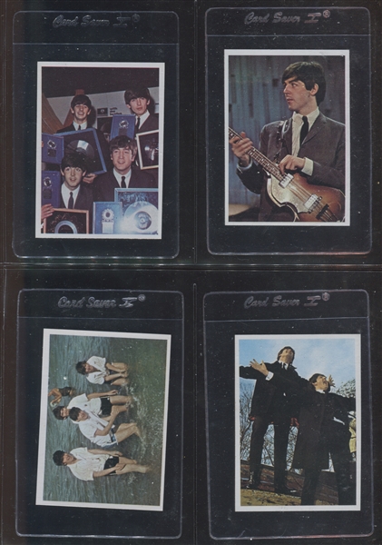 1964 Topps Beatles Color Cards Complete Set of (64) NM Cards