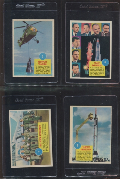 1963 Topps Astronauts Complete Set of (55) NM Cards