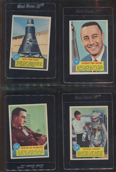 1963 Topps Astronauts Complete Set of (55) NM Cards