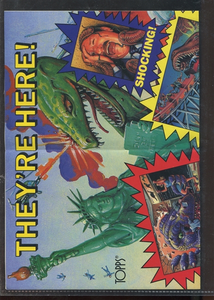 1988 Topps Dinosaurs Attack Complete Set of (55) Cards and (11) NM-MT Stickers