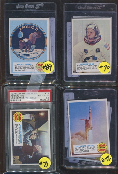 1970 Topps Man on the Moon Complete Set (99 cards + 35 Error Cards)