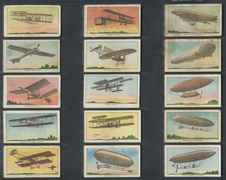 E40 Philadelphia Caramel Airships Complete Set of (15) Cards