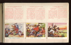 1930s Belga (Beligum) Far West Album Complete Set of (48) Cards in Album