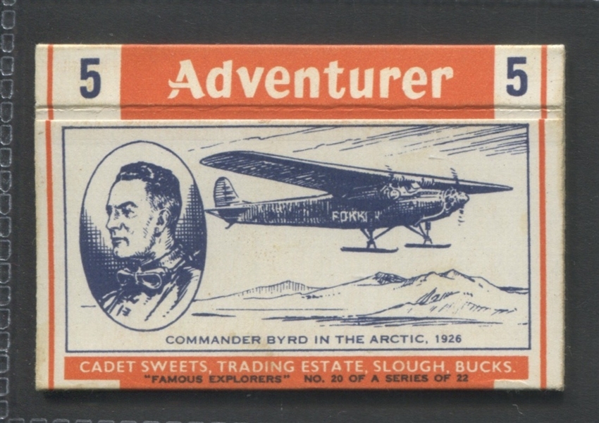 1950's Cadet Sweets Adventurer Series Near Set (17/22) Cards