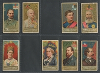 N34 Allen & Ginter Worlds Sovereigns Near Set (45/50) Cards