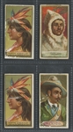 N24 Allen & Ginter Types of Nations Lot of (4) Cards