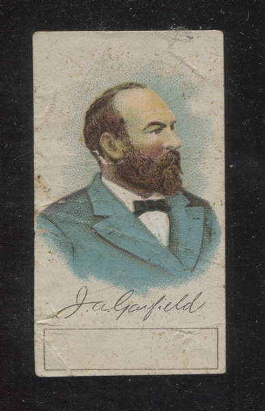 N309B American Eagle Tobacco Presidents - James A Garfield Type Card