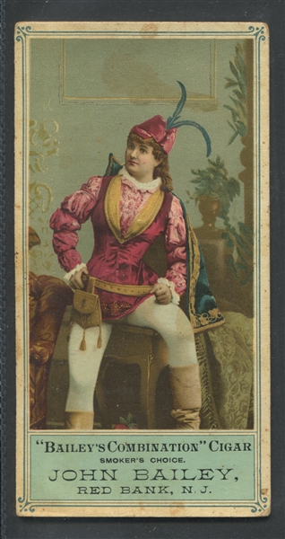 Interesting John Bailey Cigar Trade Card