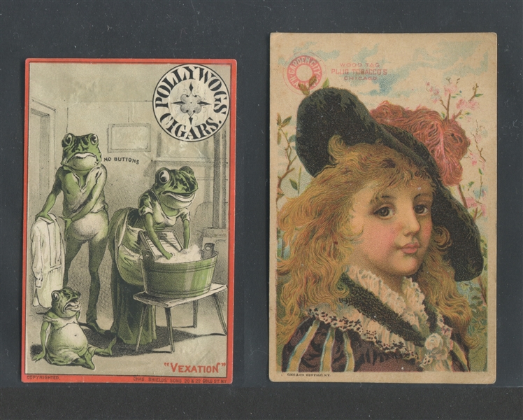 Interesting Trio of Tobacco & Cigar Trade Cards