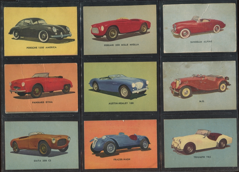 FC31 Quaker Oats Sports Cars Near Complete Set (41/42) Cards