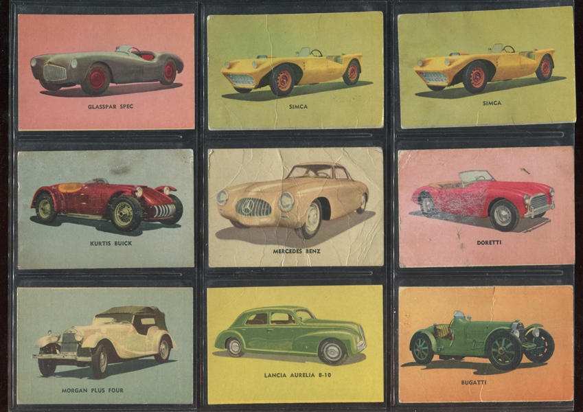 FC31 Quaker Oats Sports Cars Near Complete Set (41/42) Cards