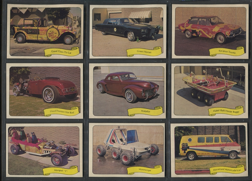 1975 Fleer Kustom Kars - Series 2 Complete Set of (39) Different Stickers