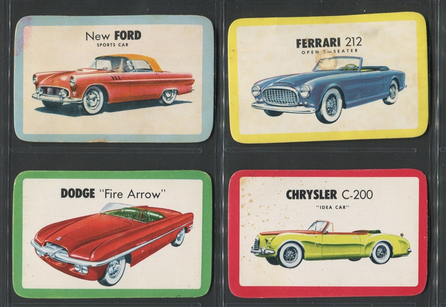 F281-5 Skinner Raisin Bran Sports Car Pictures Complete Set of (10) Cards