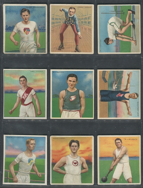 T218 Mecca/Hassan Champion Athletes Complete Set of (153) Cards with (2) Jack Johnson