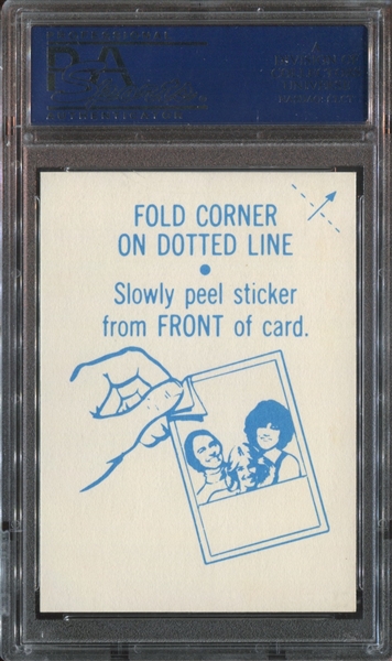 1978 Topps Three's Company Lot of (4) PSA10 GEM Mint Stickers