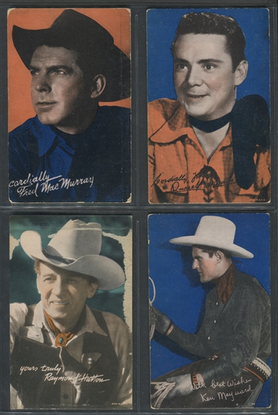 1940's Mutoscopes Colorized Western Cowboy Lot of (18) Cards