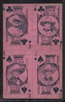1920s Exhibit 4-1 Western Stars Playing Card Advertisement for "Peoples Store"
