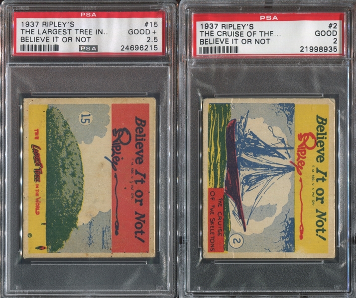 R21 Wolverine Gum Ripley's Believe it or Not Lot of (4) PSA-Graded Cards