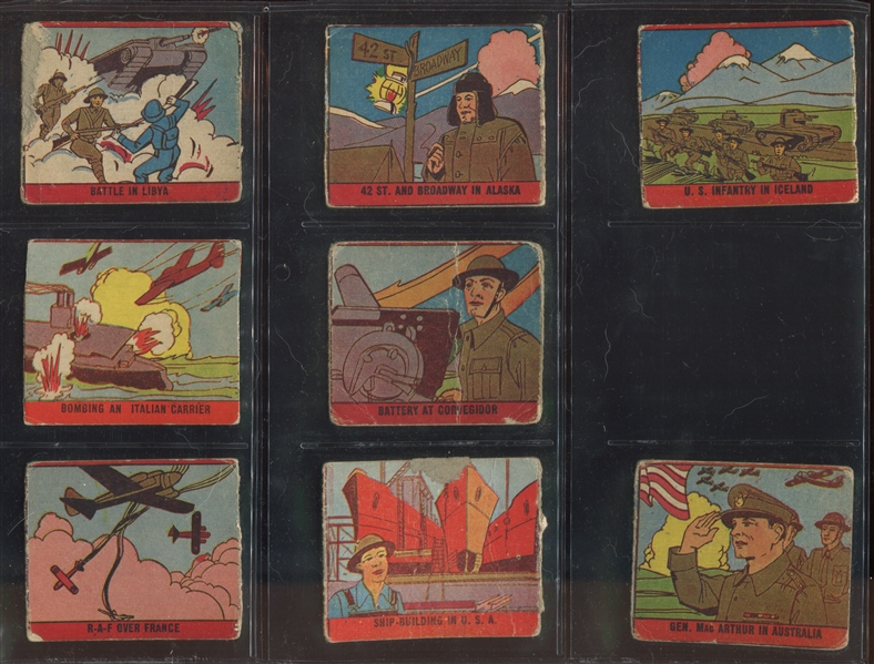 R168 M. Pressner War Scenes Near Complete Set (44/48) Cards