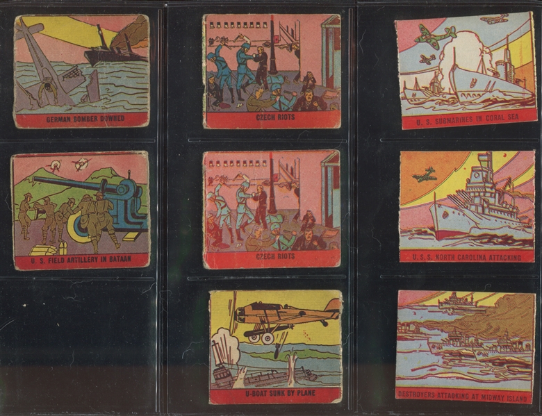 R168 M. Pressner War Scenes Near Complete Set (44/48) Cards