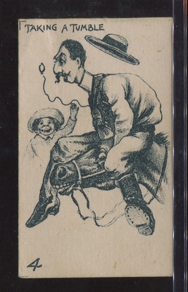 N498 Globe Tobacco Comic Design Type Card