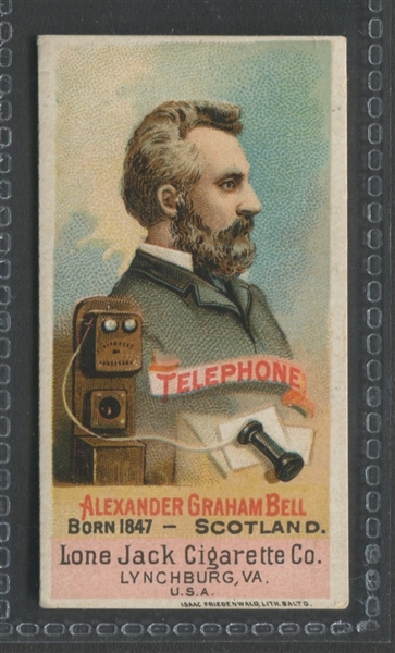 N365 Lone Jack Cigarettes Inventors Alexander Graham Bell