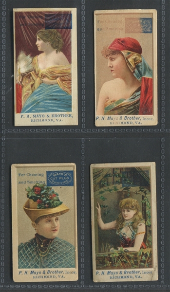 N488A Mayo Cut Plug Actresses Lot of (4) Cards