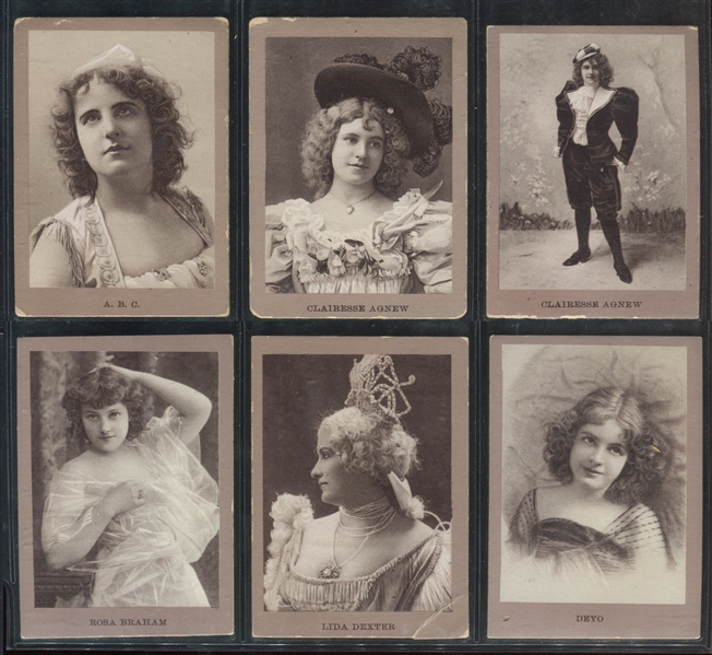 N541 U.S. Tobacco Company Actresses Partial Set of (20/25) Cards