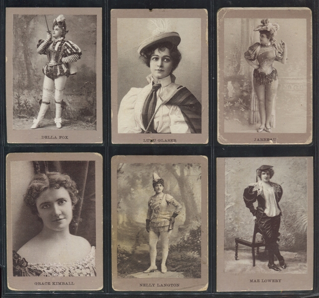 N541 U.S. Tobacco Company Actresses Partial Set of (20/25) Cards