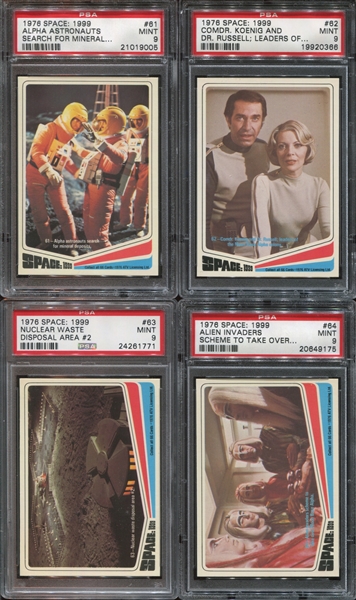 1976 Donruss Space: 1999 Complete PSA-Graded Set of (66) Cards