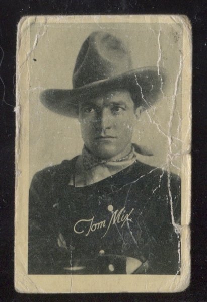 E281 Schonwasser Film Stars Tom Mix Type Card