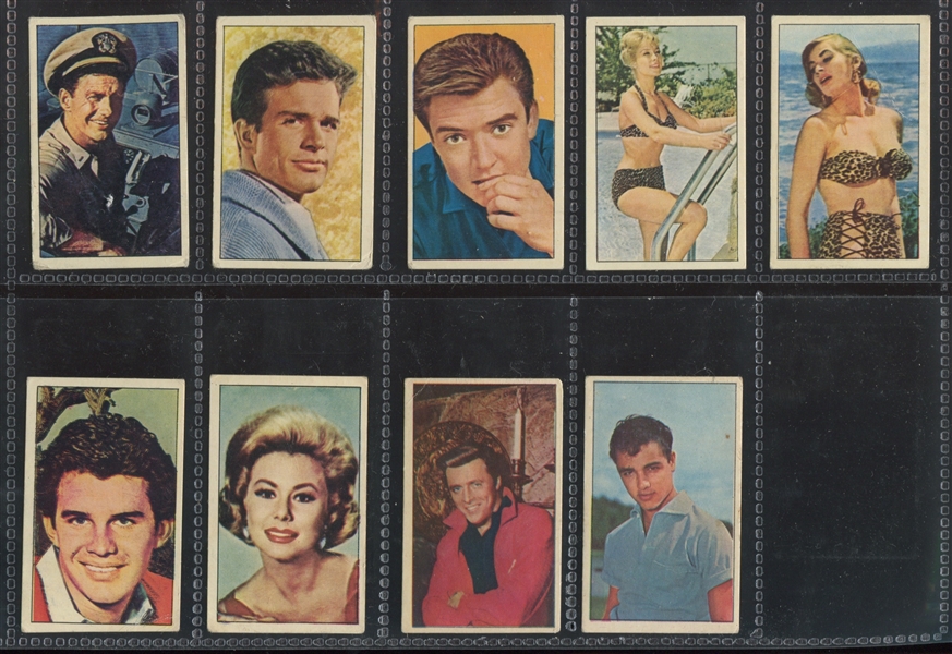 V429 Hamilton Candy Company Movie Stars Lot of (18) w/Beatty, Eden and More