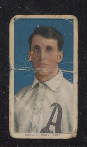 T206 Sweet Caporal Cigarettes Baseball - Harry Krause Portrait