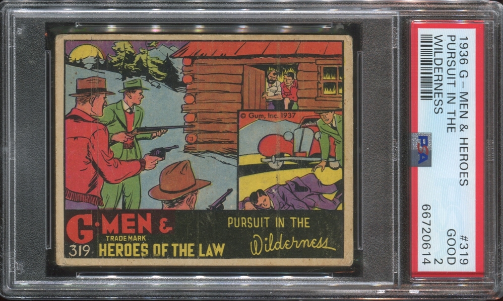 R60 G-Men & Heroes of the Law #319 Pursuit in the Wilderness PSA2 Good