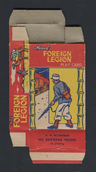 R722-18 Novel Package Corp Foreign Legion Full Uncut Box 