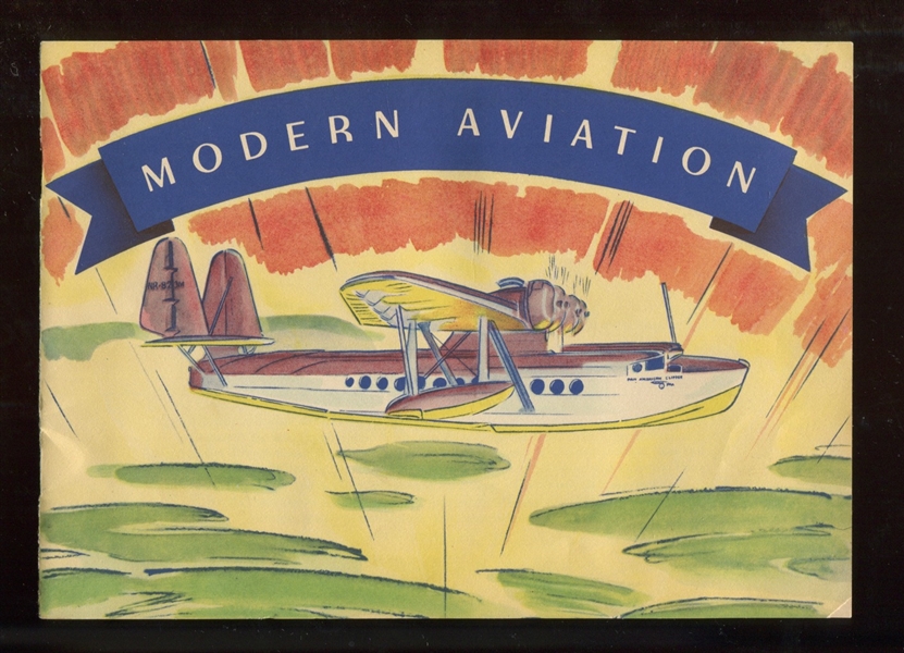 F277 Heinz Rice Flakes Modern Aviation Album with (9) Mounted F277-1 Cards