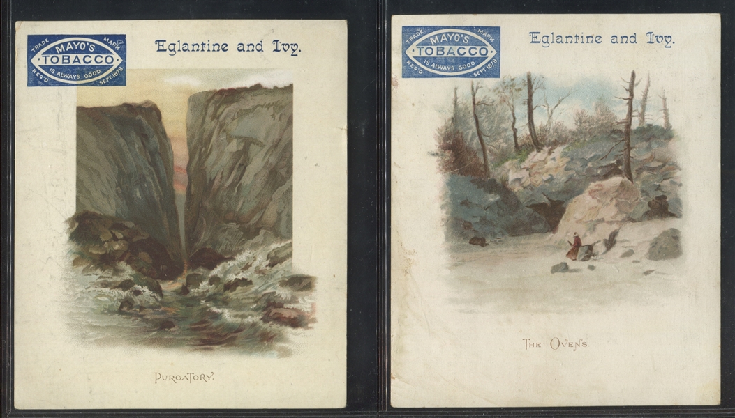 Fantastic Pair of Mayo Cut Plug Advertising Trade Cards