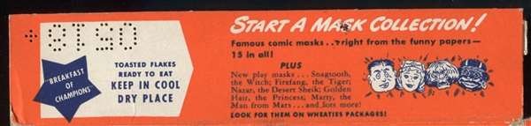 F272-11 Wheaties Comic Mask Tricks the Magician Box