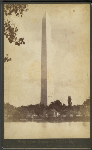 1890's Jarvis Publishing Large Format Washington DC Landmark Cabinet Photos Lot of (3)