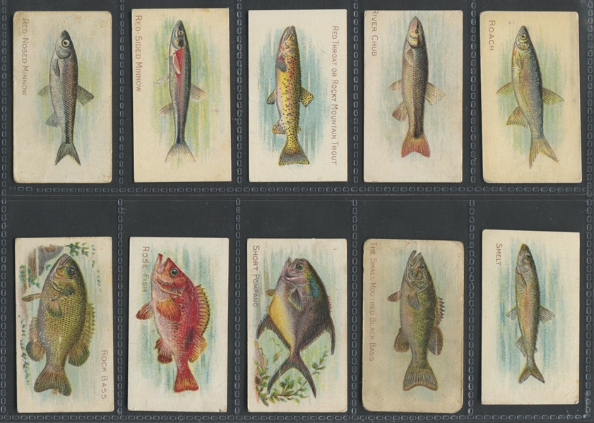 T58 Fish Series (Series II) Near Set (44/50) Cards