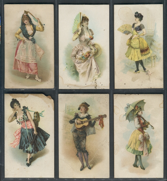 N110B Gail & Ax French Novelties Lot of (9) Cards