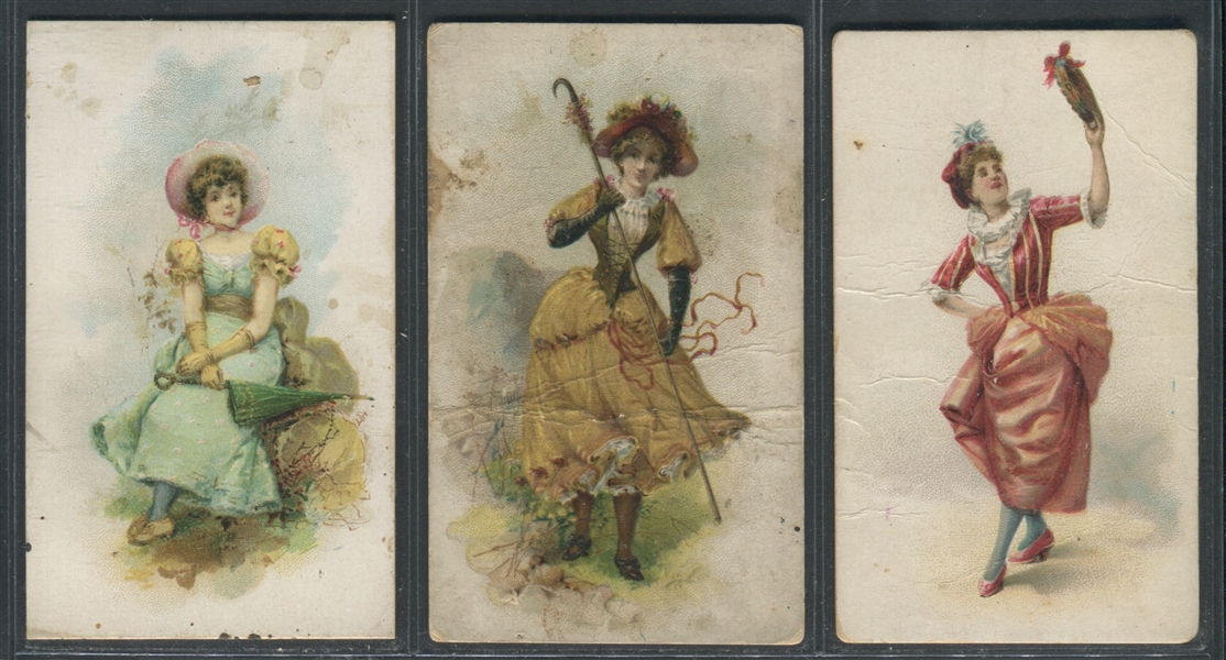 N110B Gail & Ax French Novelties Lot of (9) Cards