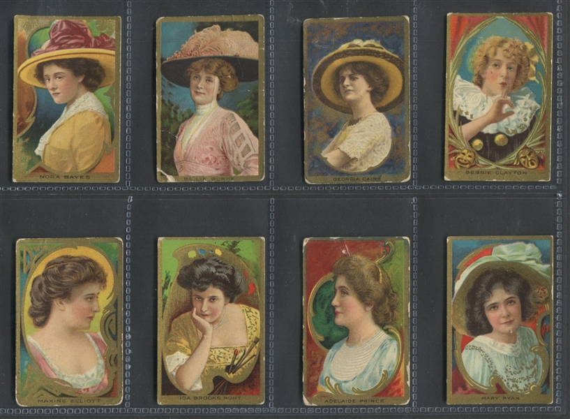 T27 Fatima Cigarettes Actresses Lot of (43) Cards