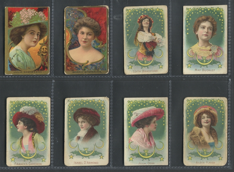 T27 Fatima Cigarettes Actresses Lot of (43) Cards