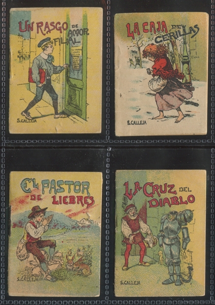 Interesting Spanish Language Famous Men Booklets Lot of (4)