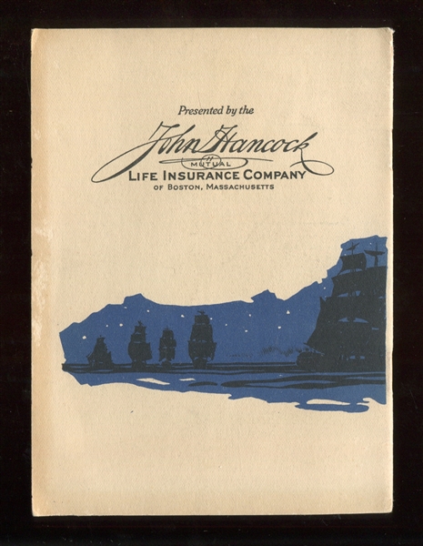 Interesting Lot of (3) Different John Hancock Insurance Famous Americans Booklets